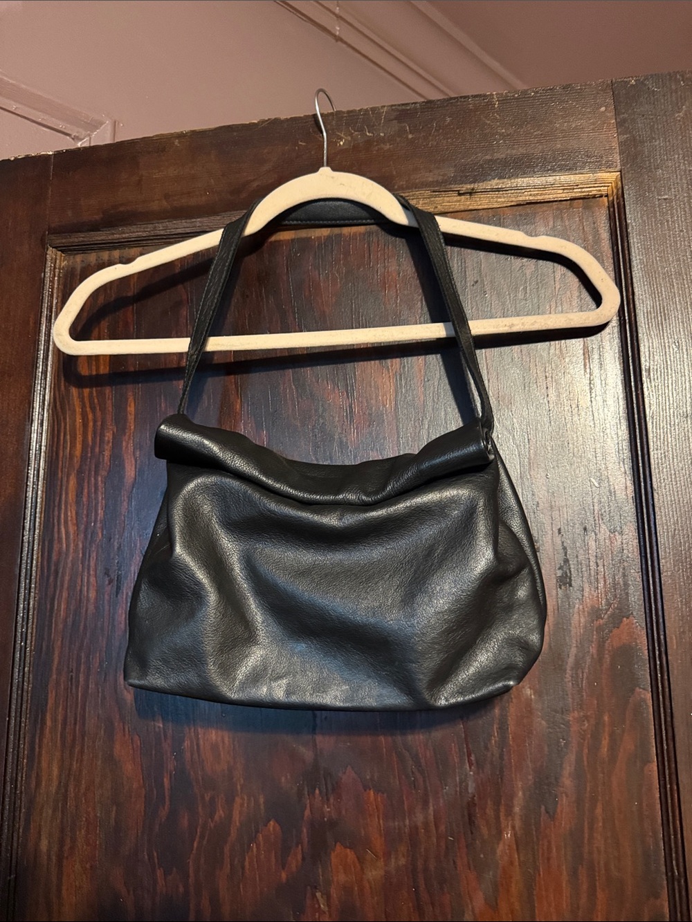 Marie Turnor black lunch bag clutch